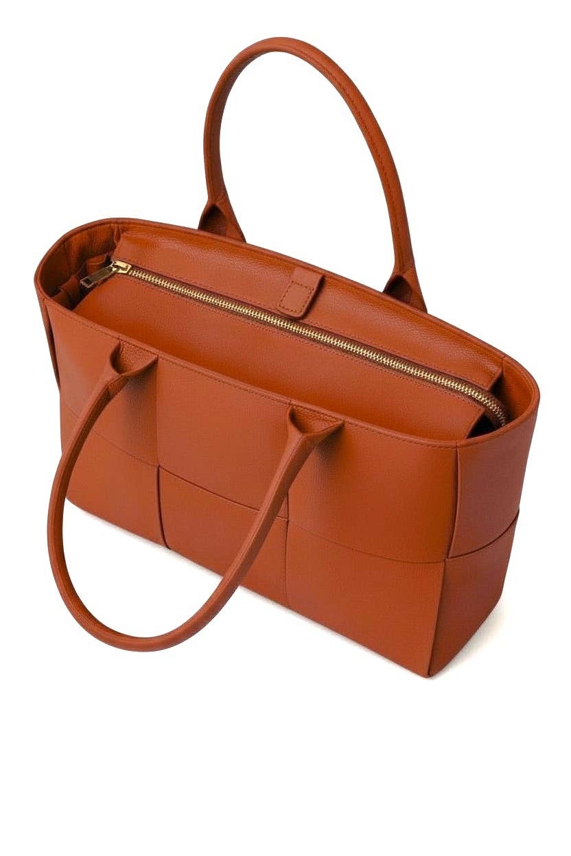 BELLA CLASSICA – Sac en cuir Saffron | Fabriqué en Italy