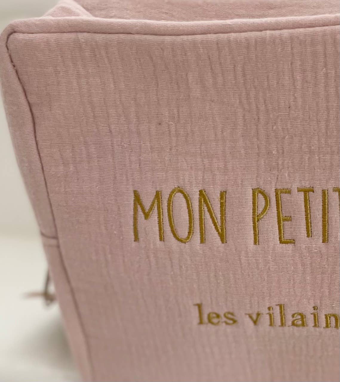 Grande trousse en gaze de coton "mon petit bordel"