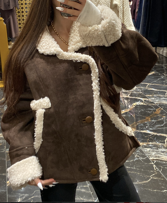 MANTEAU CSC587 Chocolat