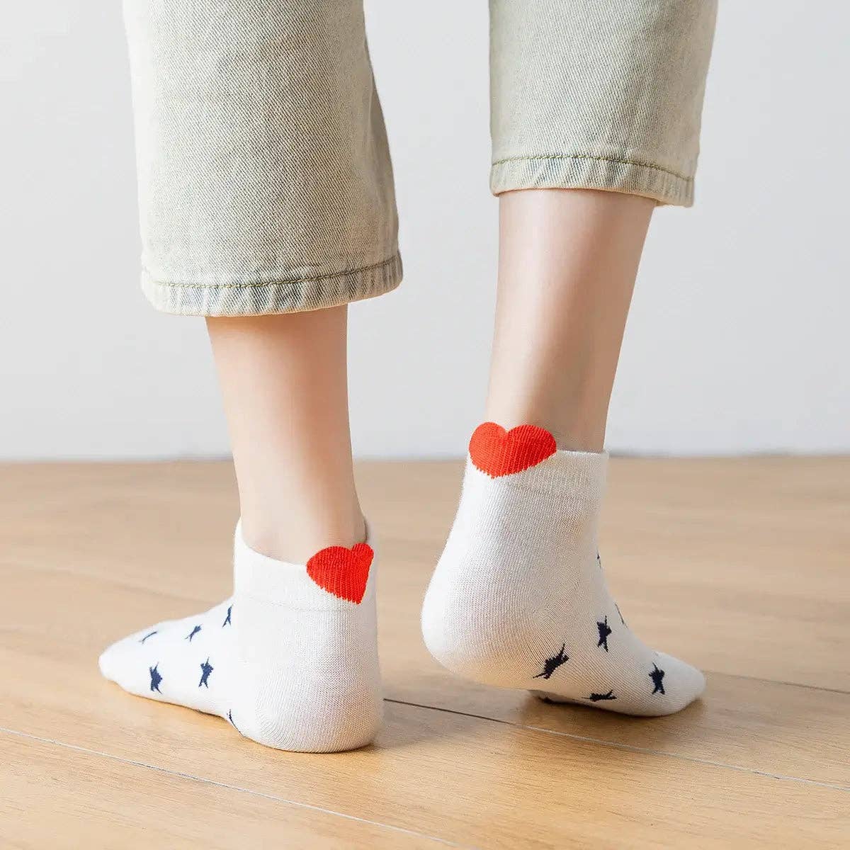Lot de 5 Chaussettes Coup de Coeur Femme I 35-41