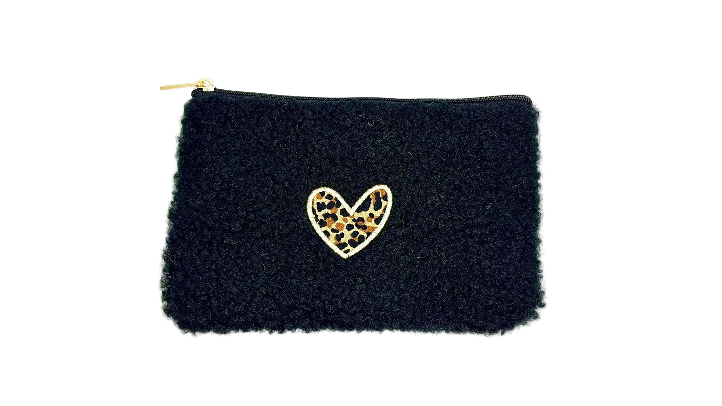 Pochettes bouclettes Noir