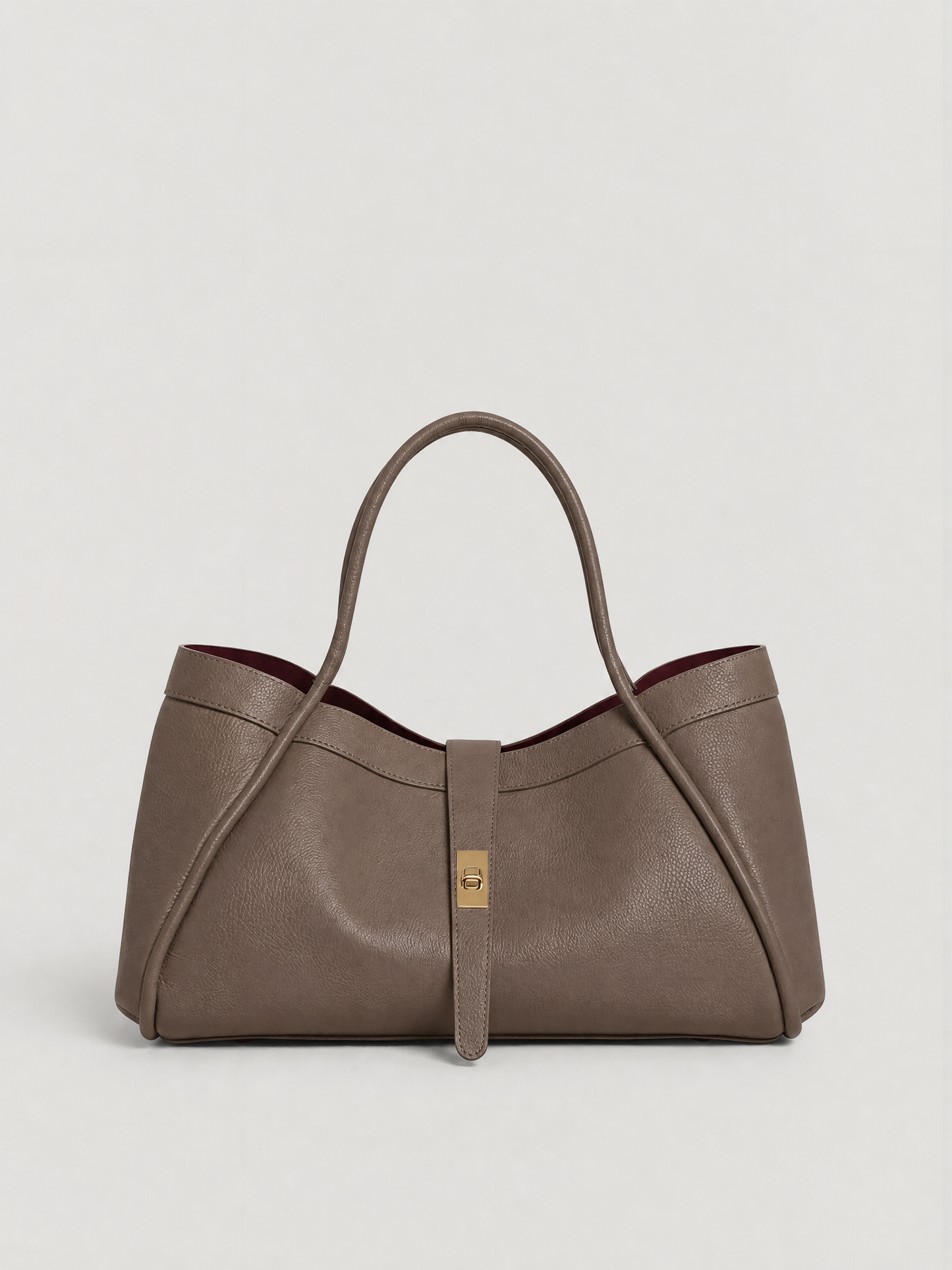 Sac en Cuir Véritable Fabriqué en Italie Élégant 45x25x20cm
