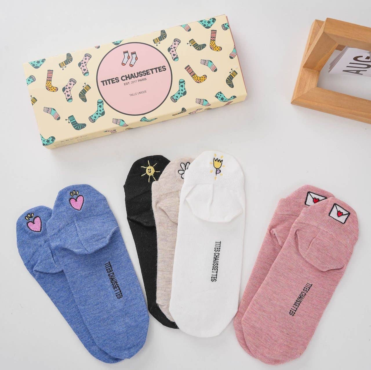 Lot de 5 Chaussettes Languette Printemps Femme I 35-41