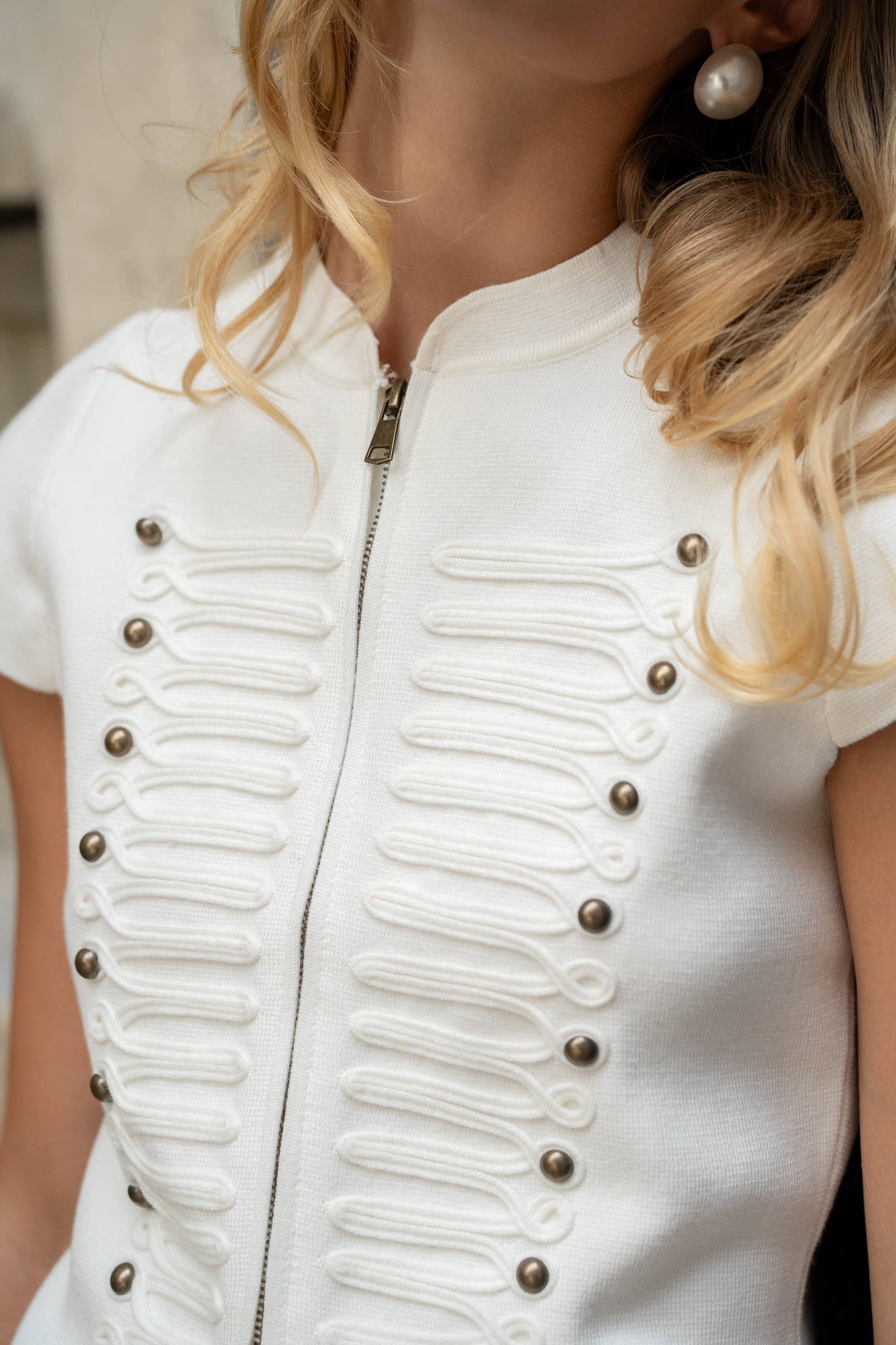 Gilet officier en maille GL002