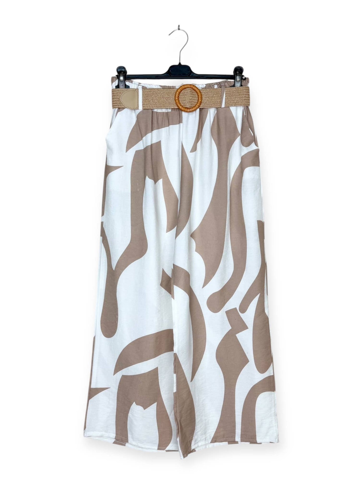 CX 2699 - Pantalon à motifs abstrait