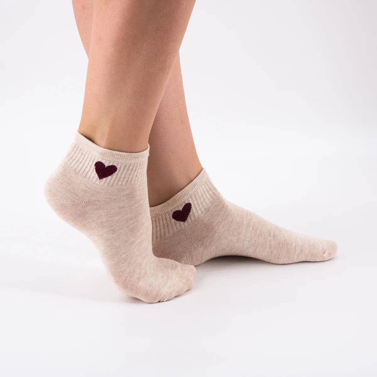 Chaussettes Basses Coeur Côté Femme I 35-41