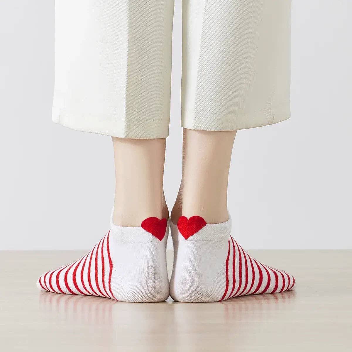 Lot de 5 Chaussettes Coup de Coeur Marine Femme I 35-41