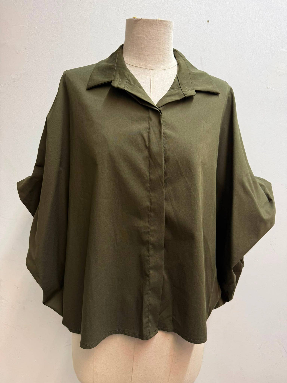 38726/1 - Chemise oversize à manches chauve-souris