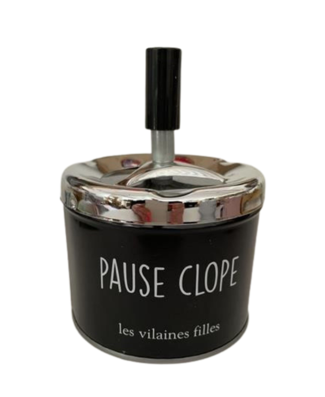 Cendrier poussoir "Pause clope"