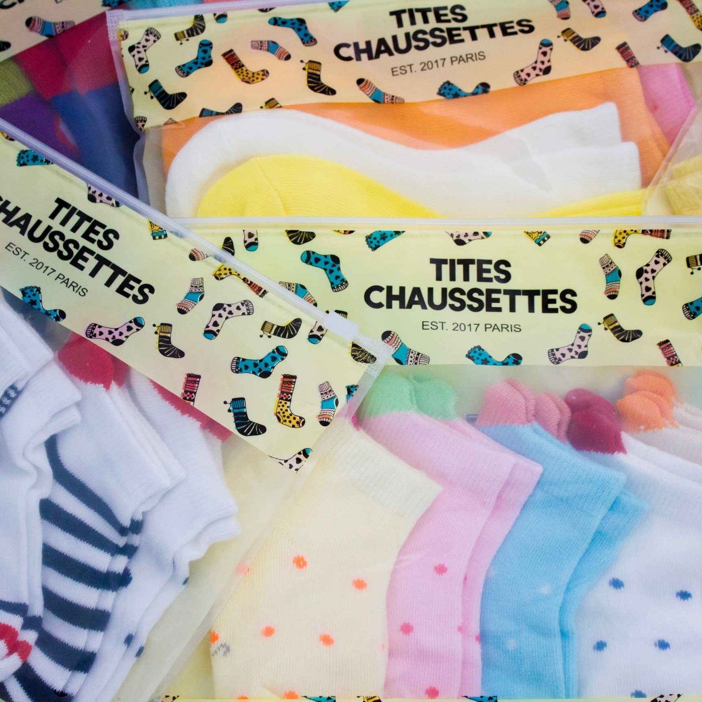 Lot de 5 Chaussettes Coup de Coeur I Bébé et Enfant