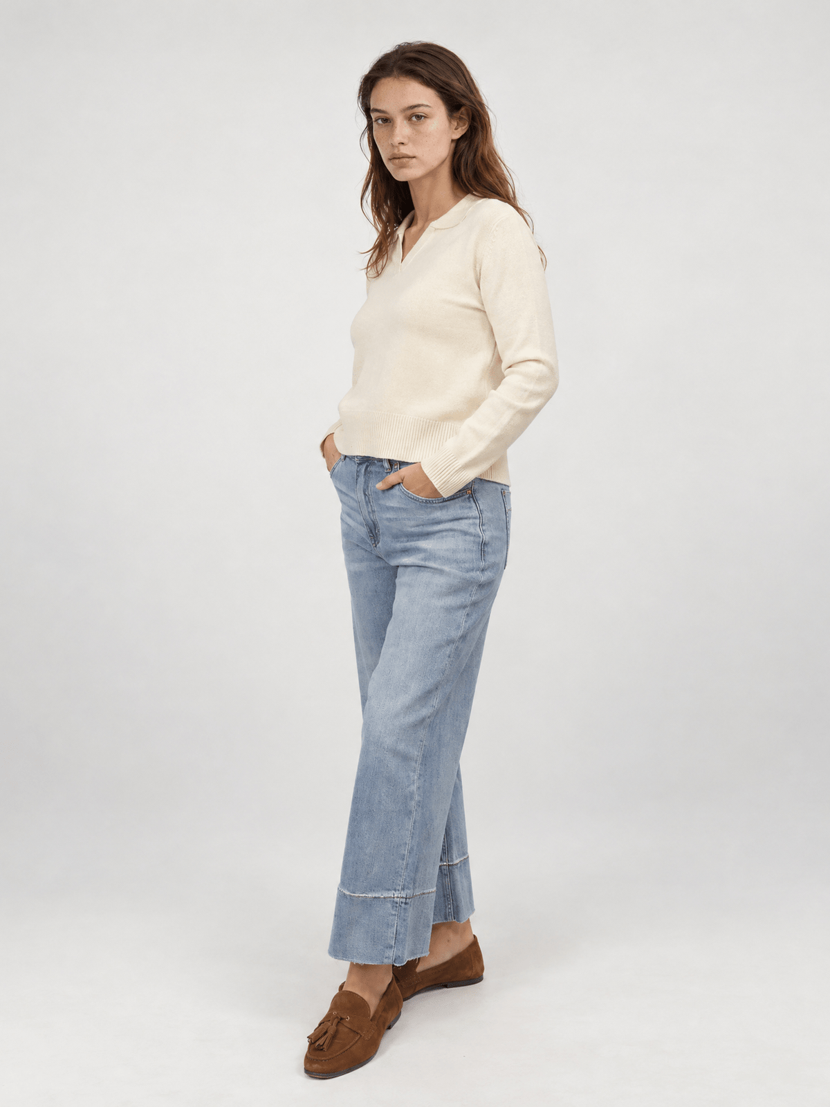 Pull maille col polo – HY1881