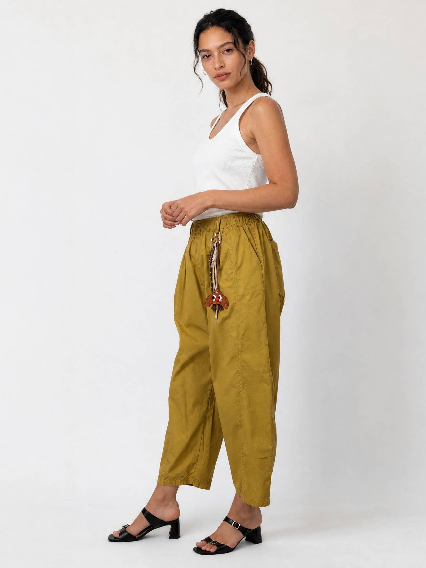Pantalon carotte en coton CVA825198-4