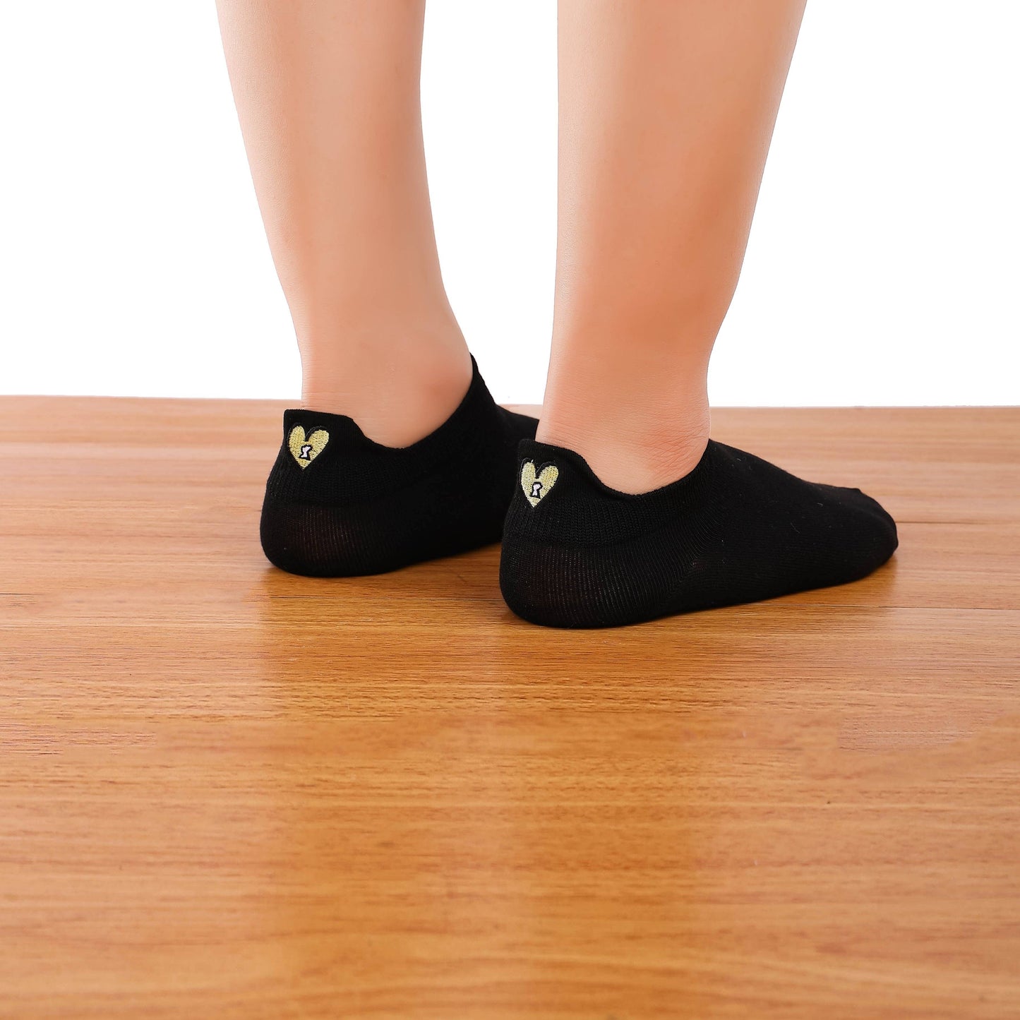 Lot de 5 Chaussettes Languette Cœur Femme I 35-41