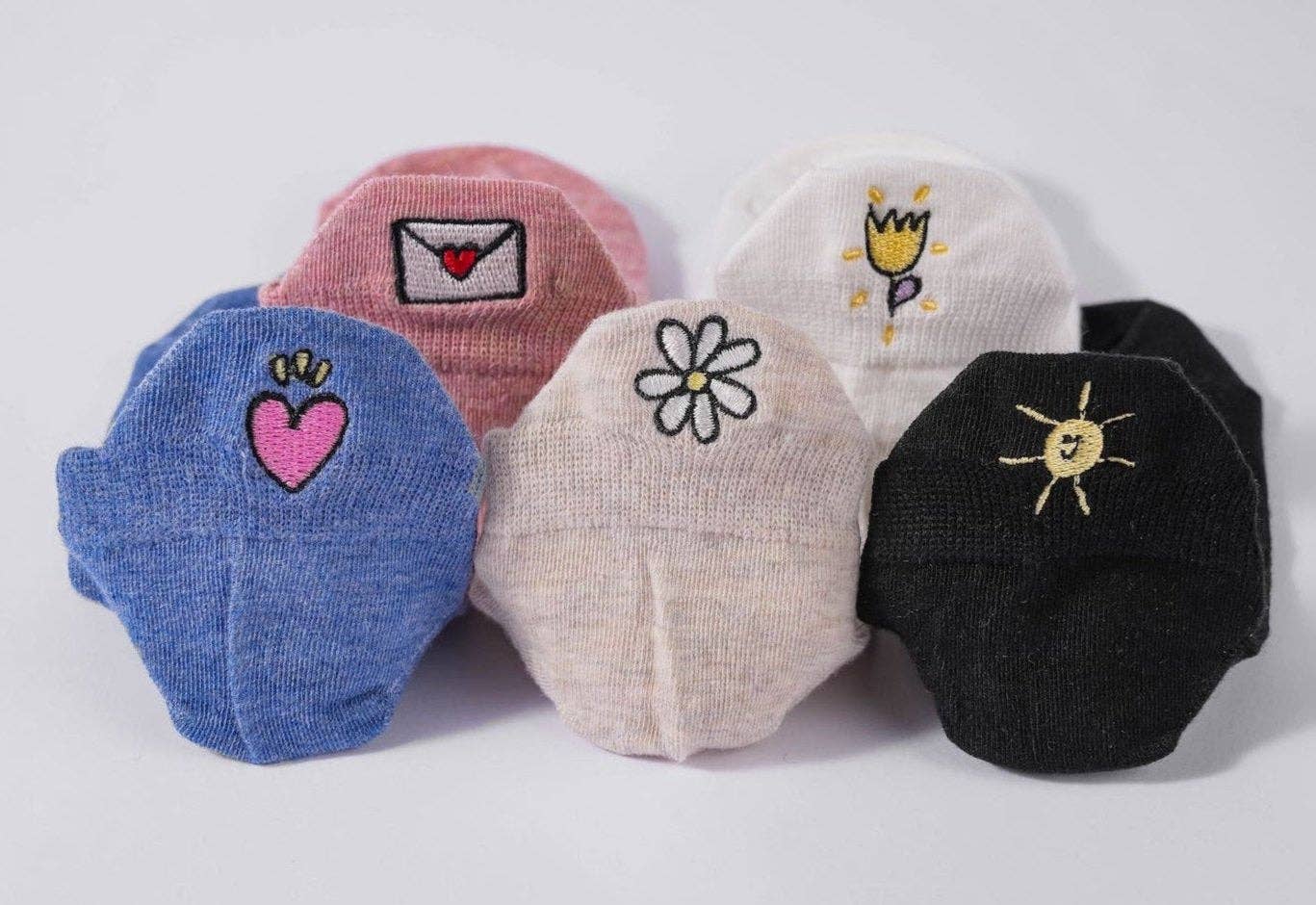 Lot de 5 Chaussettes Languette Printemps Femme I 35-41