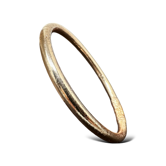 Bracelet Jonc Bouddhiste Thaïlandais Champagne Kumlaï Béni: 6.5 cm (Diamètre interieur)