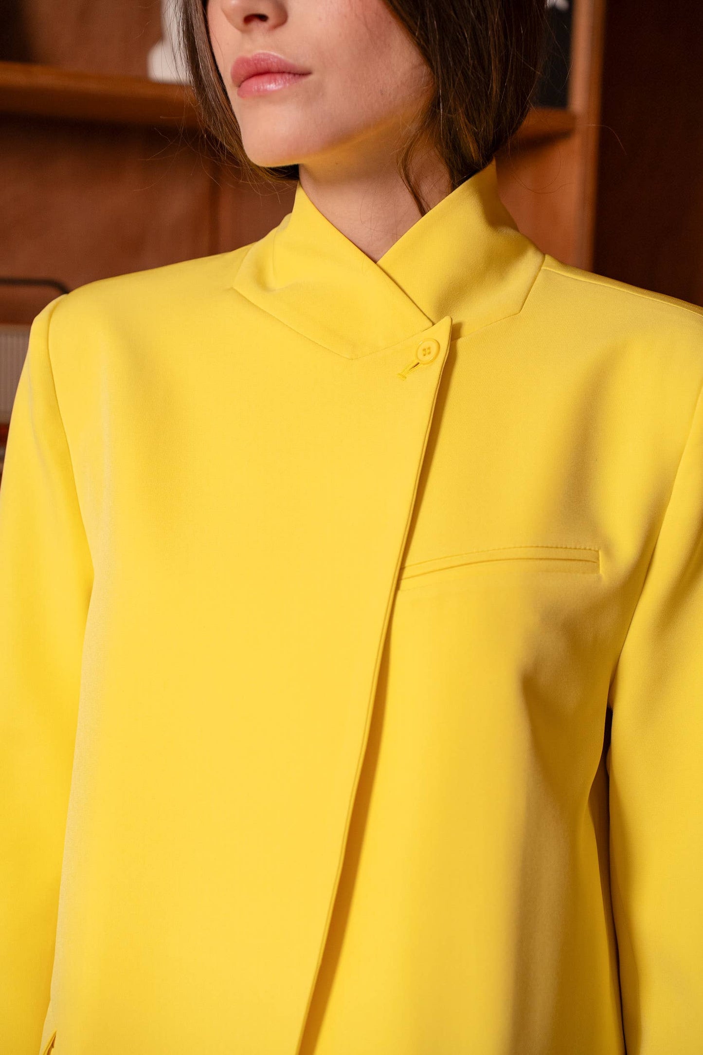 [Timeless] Veste structurée avec col officier repliable