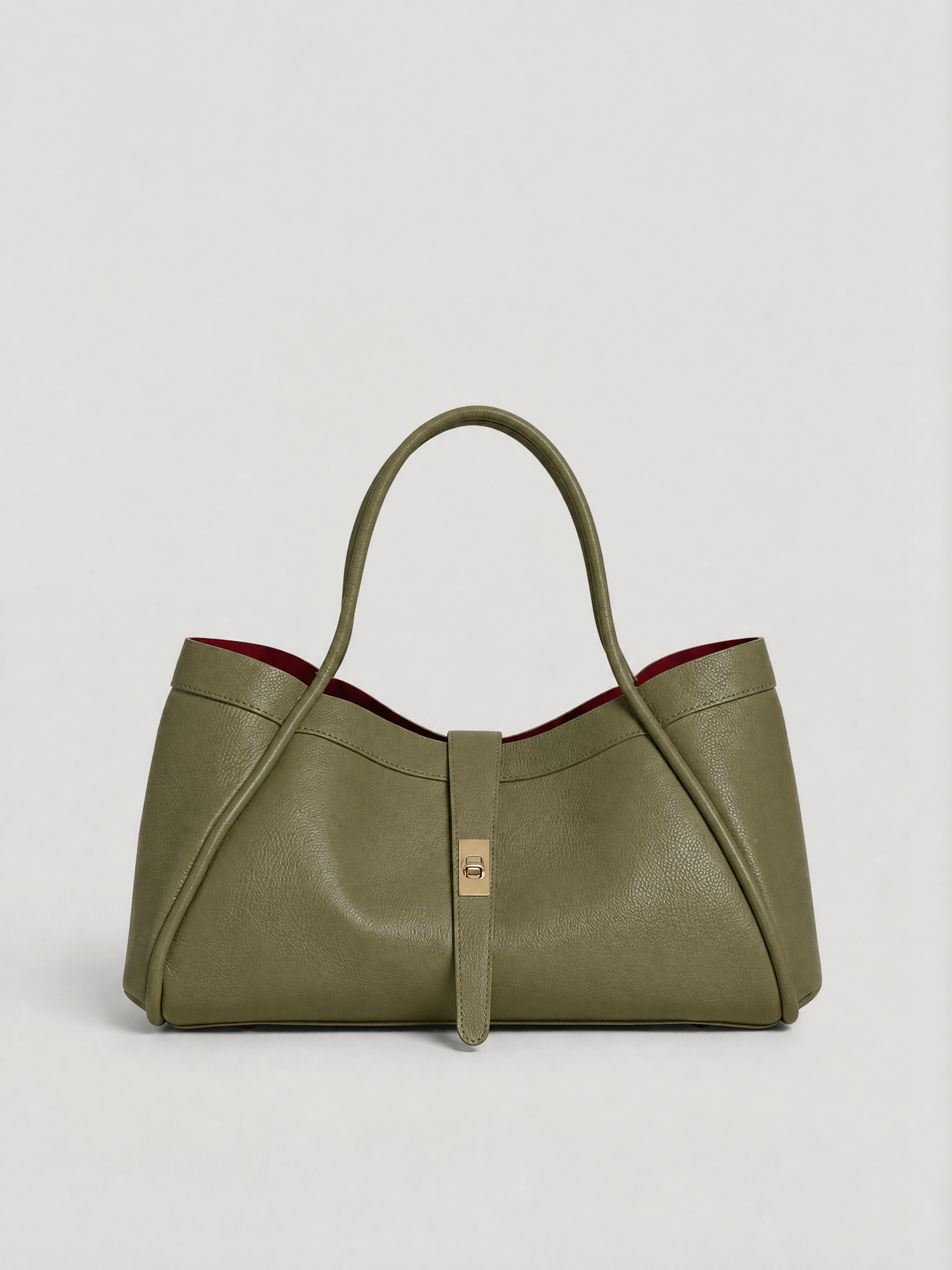 Sac en Cuir Véritable Fabriqué en Italie Élégant 45x25x20cm
