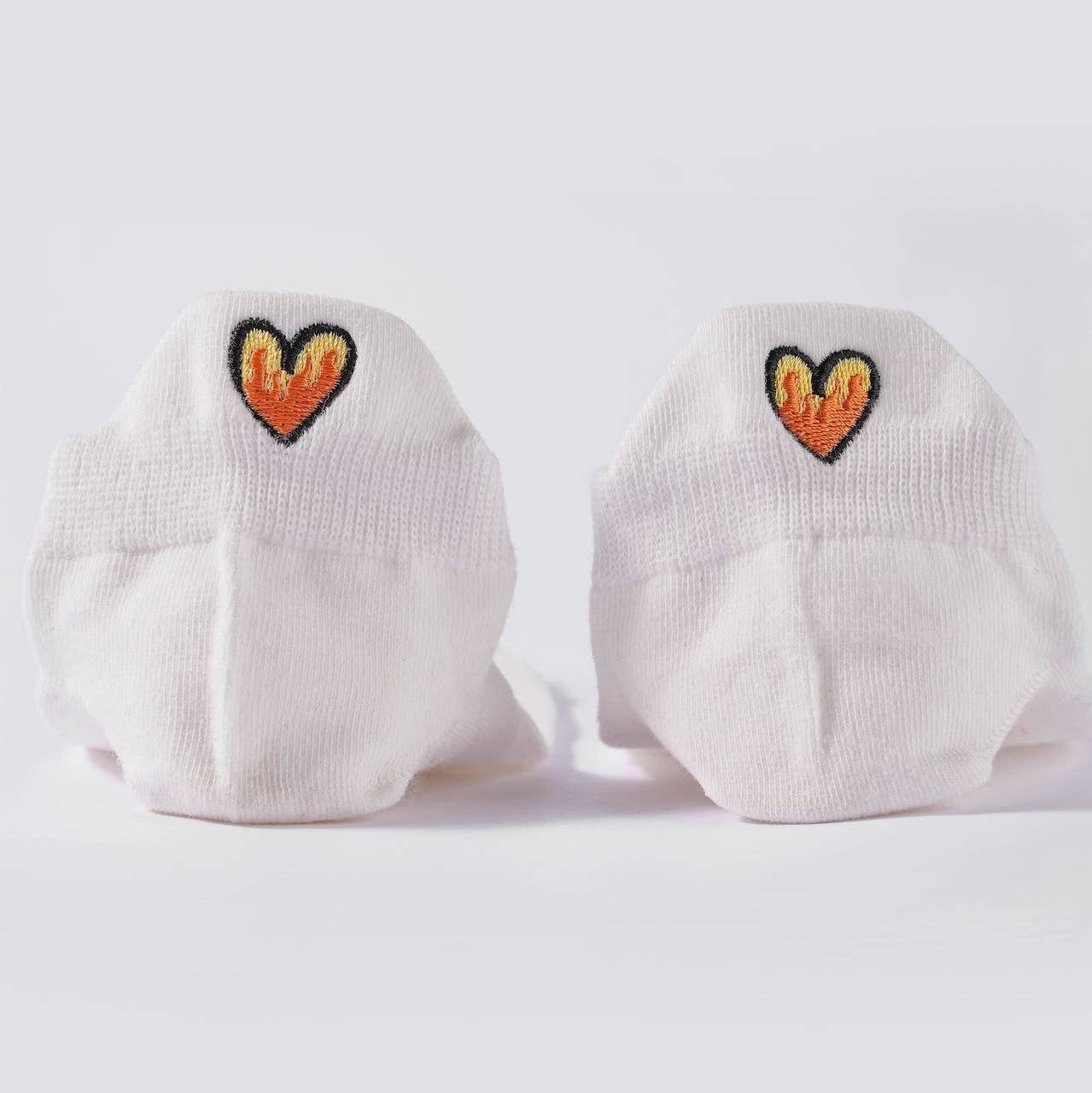 Lot de 5 Chaussettes Languette Cœur Femme I 35-41