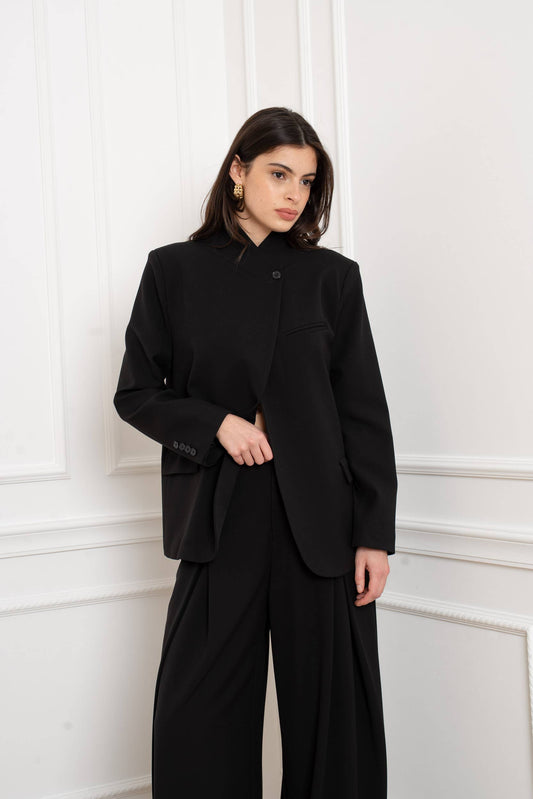 [Timeless] Veste structurée avec col officier repliable