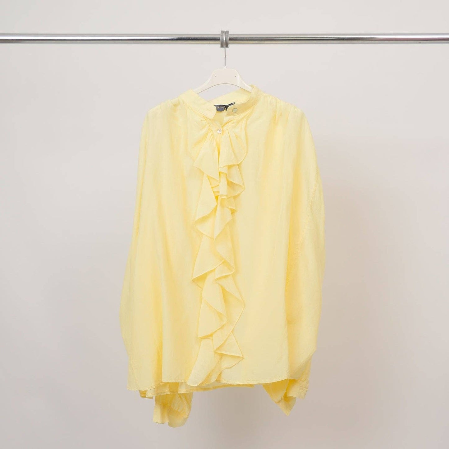 Chemise à volants col officier – DB14953: Khaki