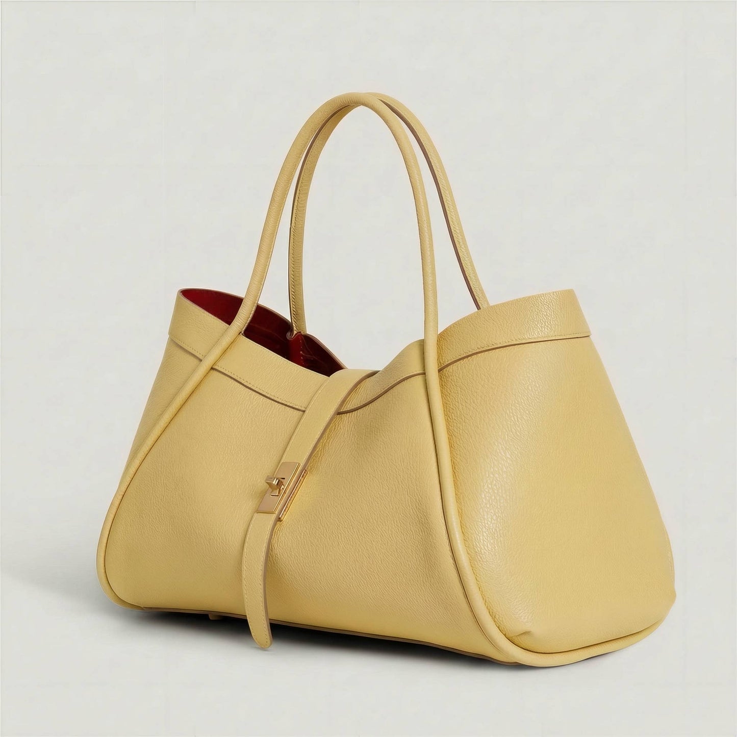 Sac en Cuir Véritable Fabriqué en Italie Élégant 45x25x20cm