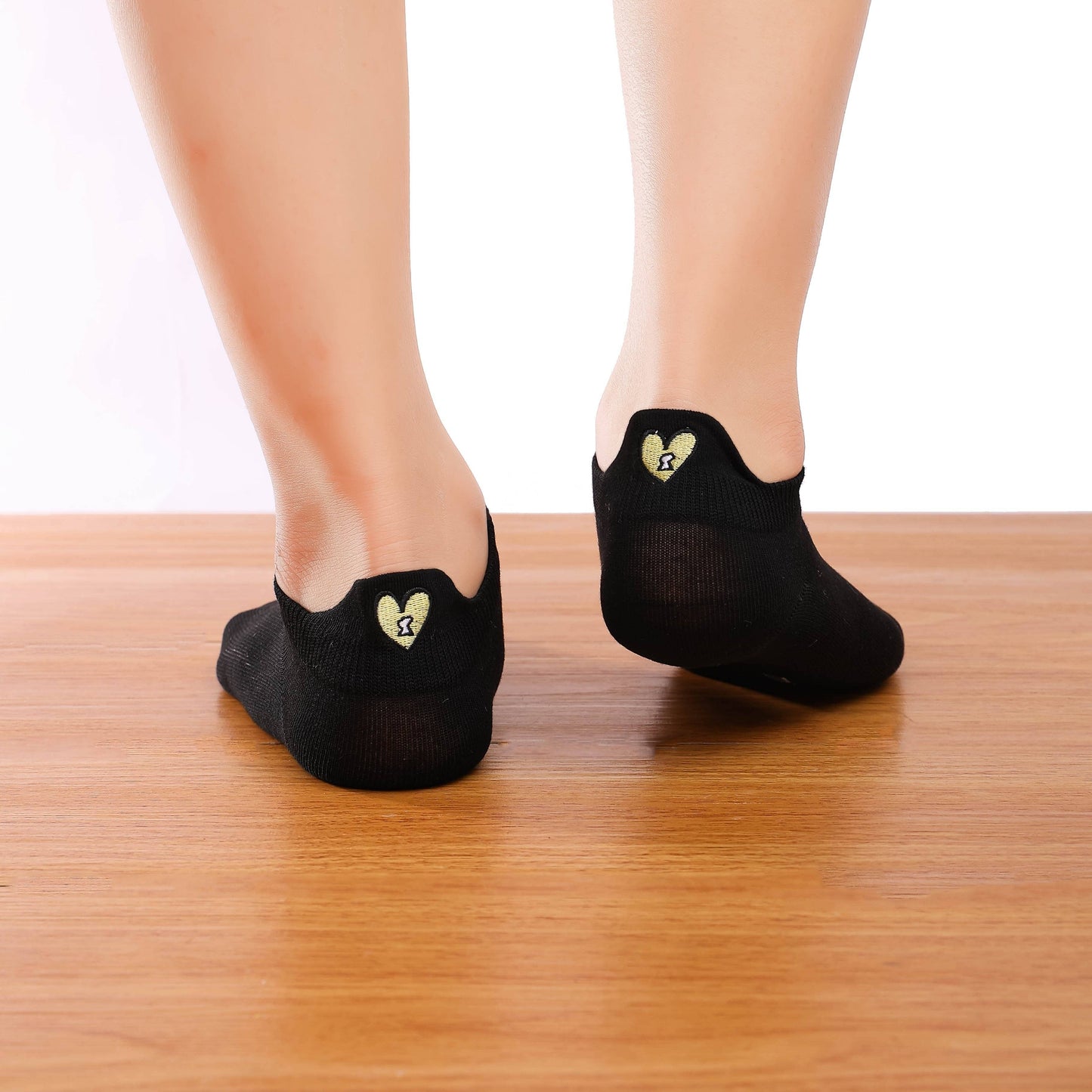 Lot de 5 Chaussettes Languette Cœur Femme I 35-41