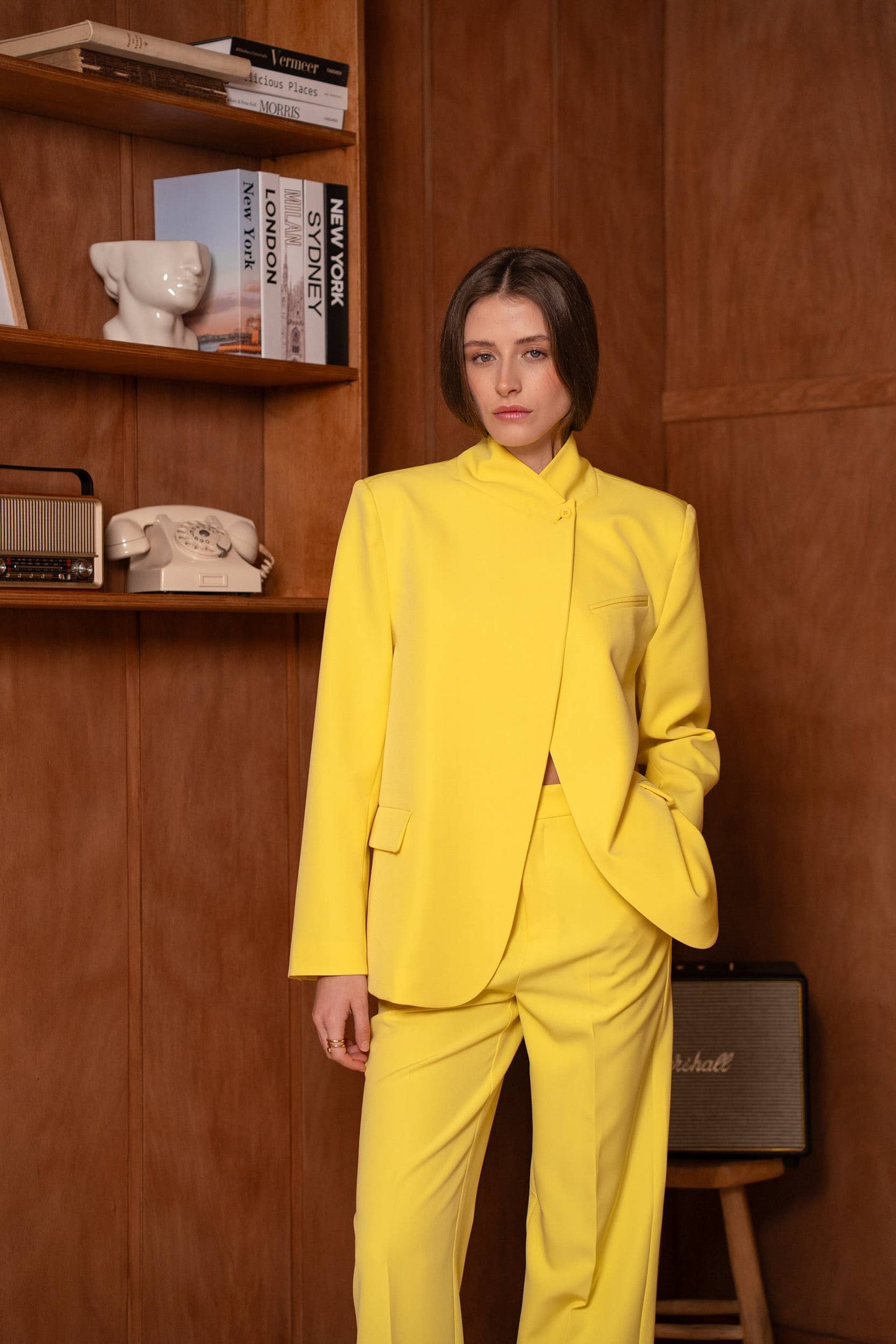 [Timeless] Veste structurée avec col officier repliable