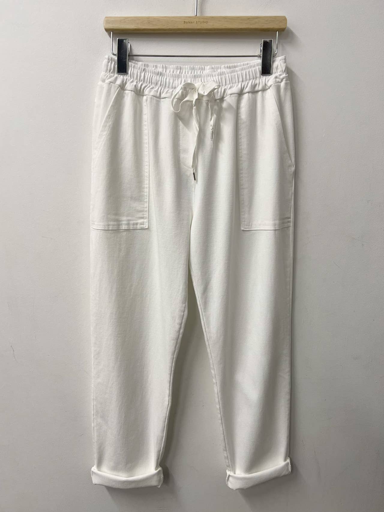 Pantalon ample à taille élastique