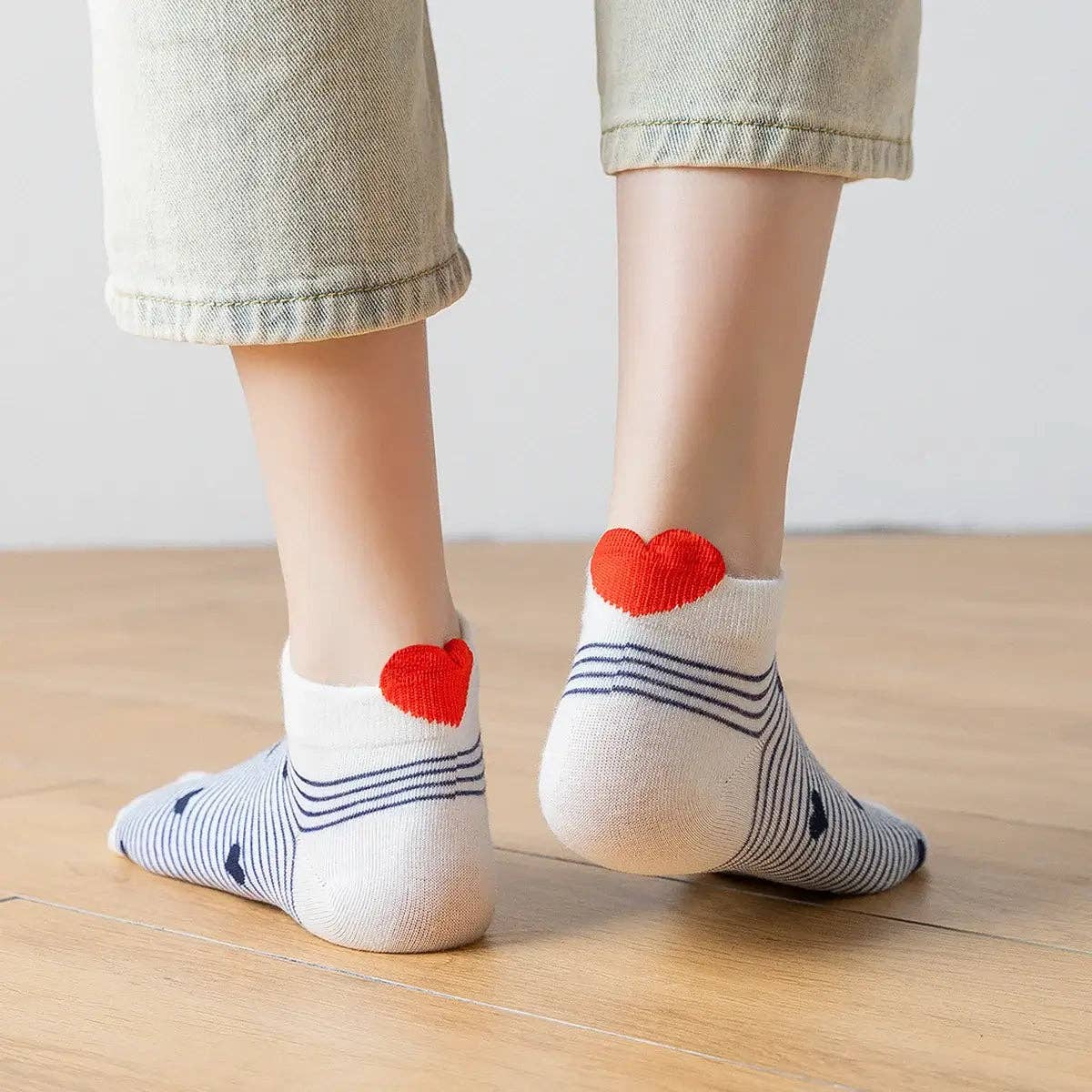 Lot de 5 Chaussettes Coup de Coeur Femme I 35-41