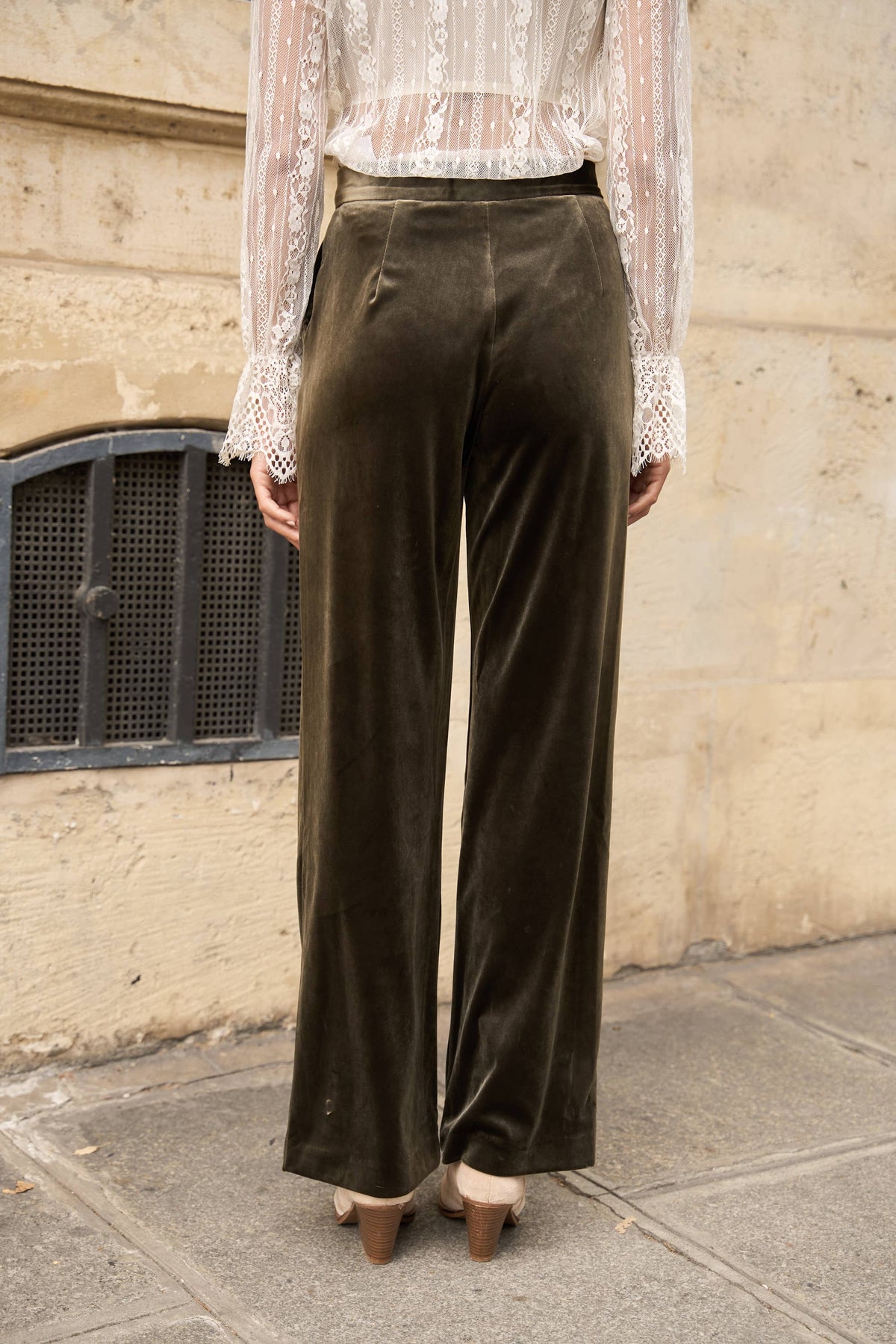 Ensemble velours blazer & pantalon Ganny - V26115 & P2228