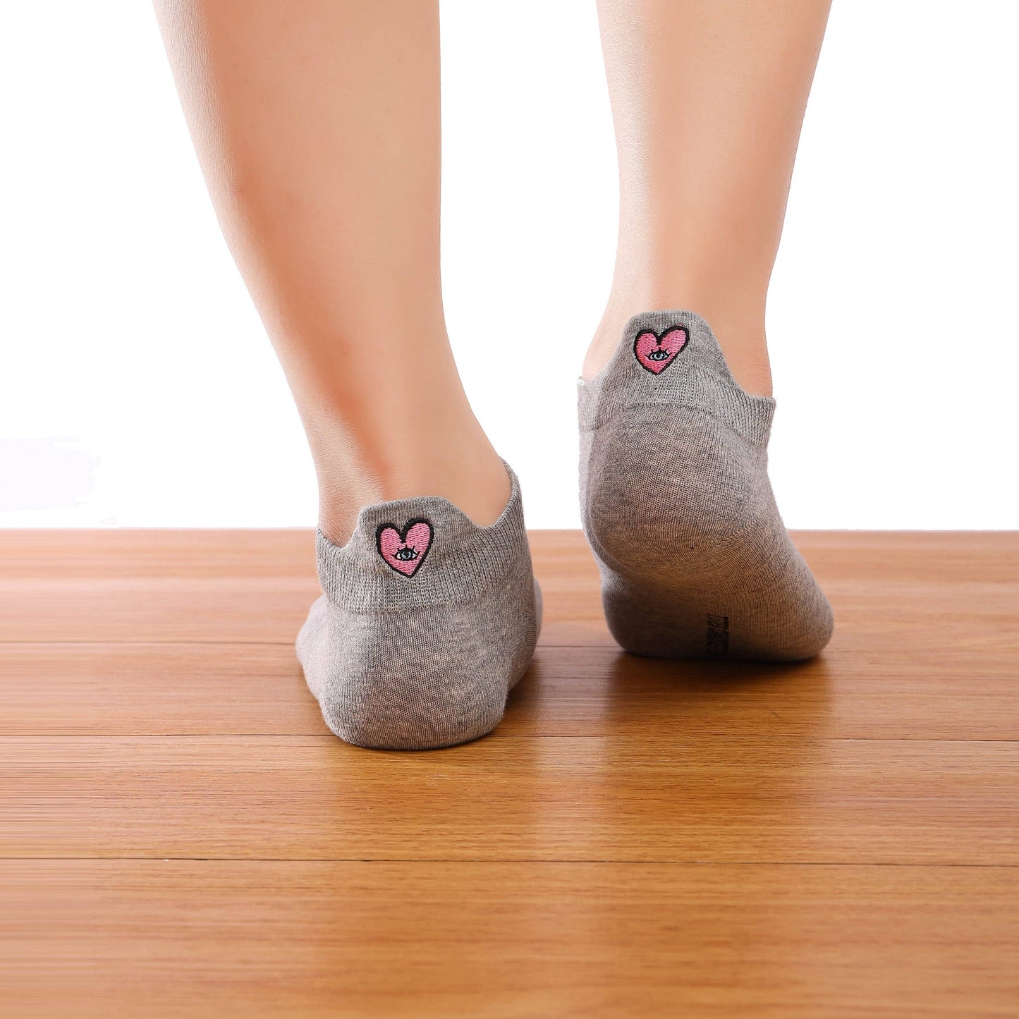Lot de 5 Chaussettes Languette Cœur Femme I 35-41