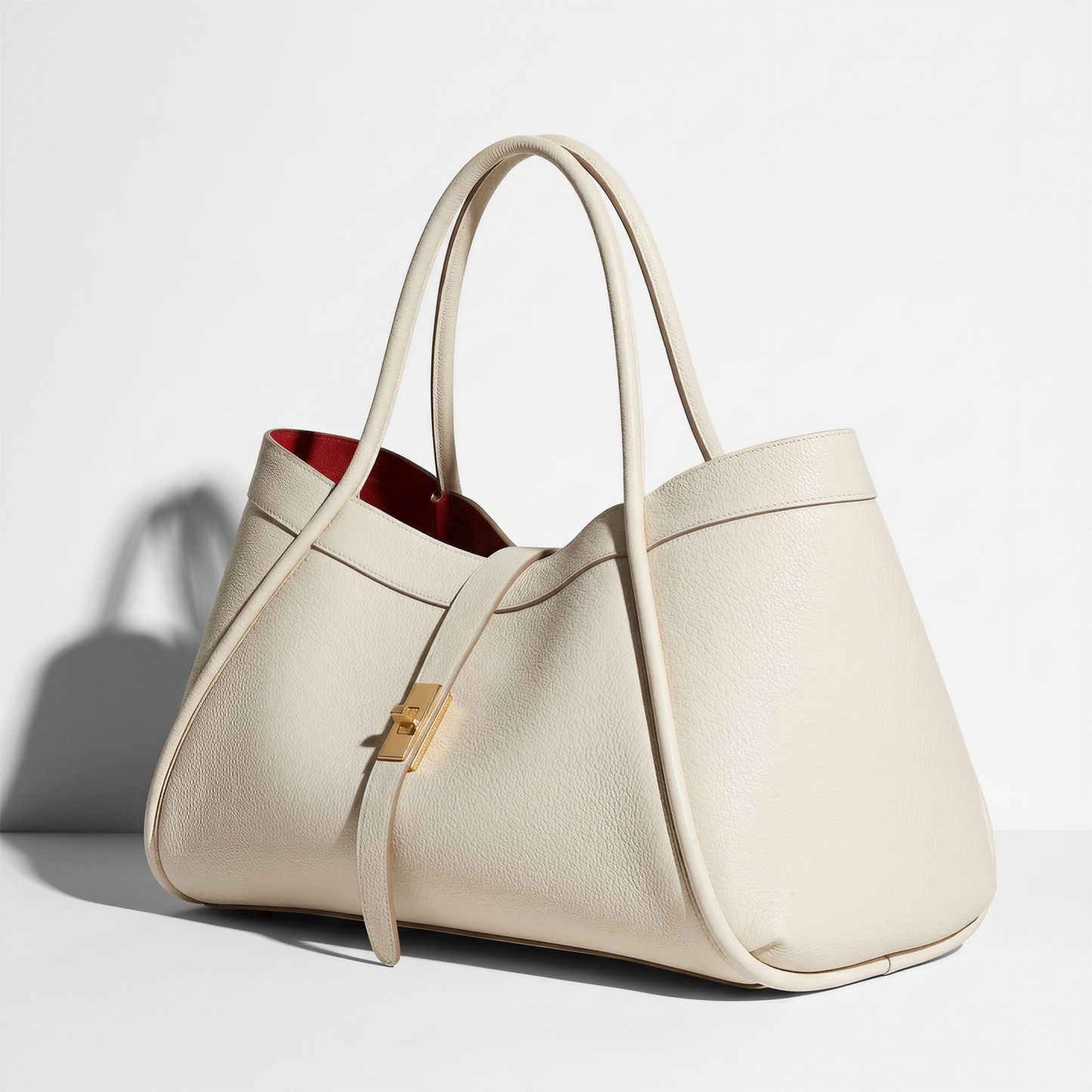 Sac en Cuir Véritable Fabriqué en Italie Élégant 45x25x20cm