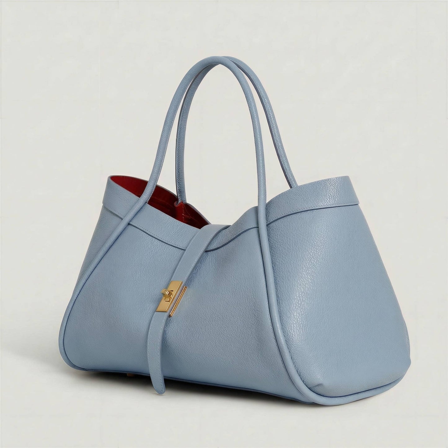 Sac en Cuir Véritable Fabriqué en Italie Élégant 45x25x20cm