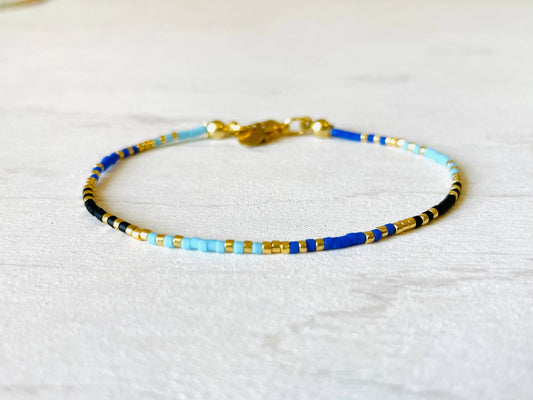 Bracelets acier inoxydable femme, bracelets perles N017