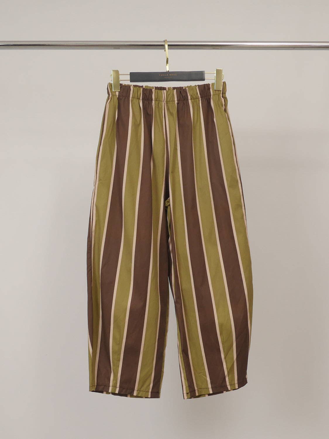 Pantalon rayé taille élastique TDM67625PCST