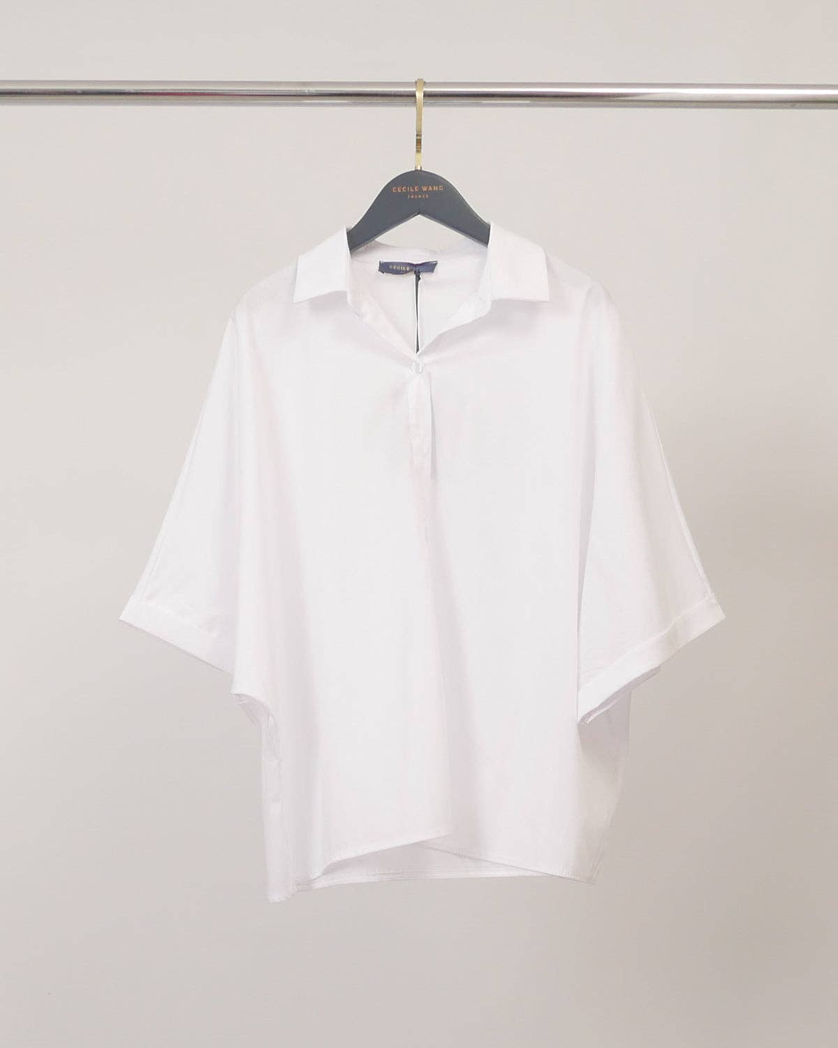 Chemise fluide à manches courtes TDM15324