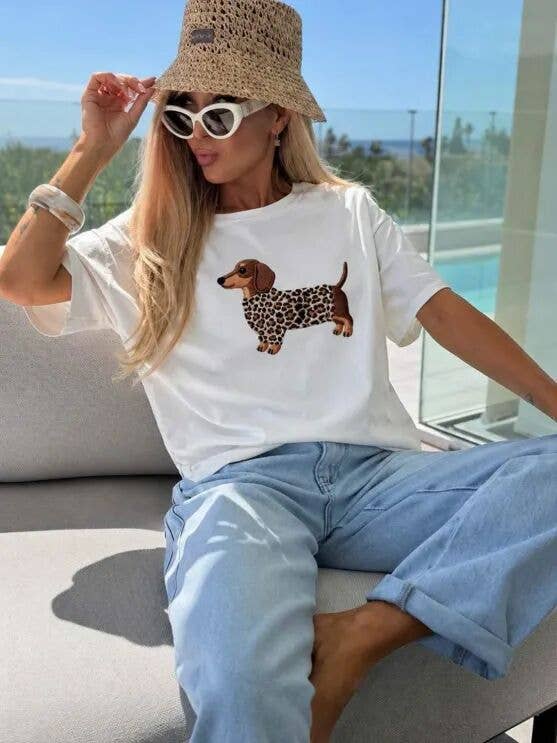 T-Shirt Coton Imprimé Tendance Qualité Premium JG134