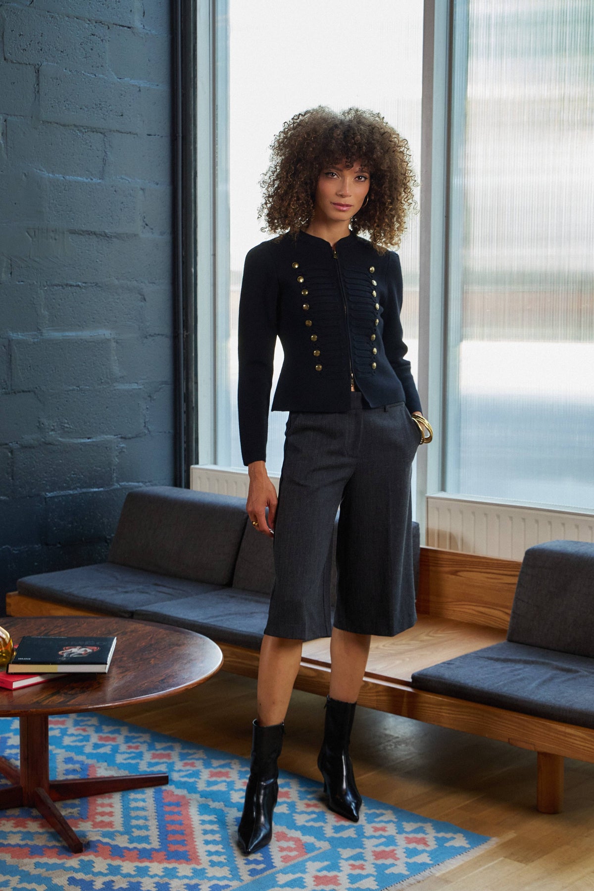 Veste officier en maille V205A