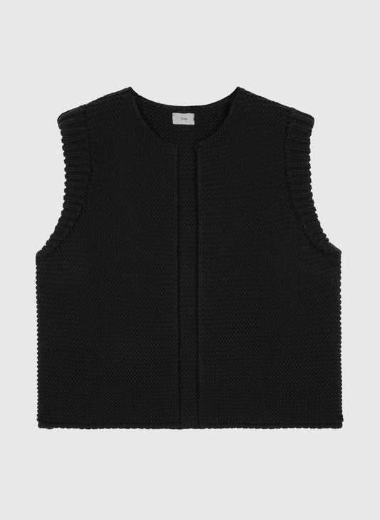 CARDIGAN SANS MANCHE LEGRINGOU noir: TU