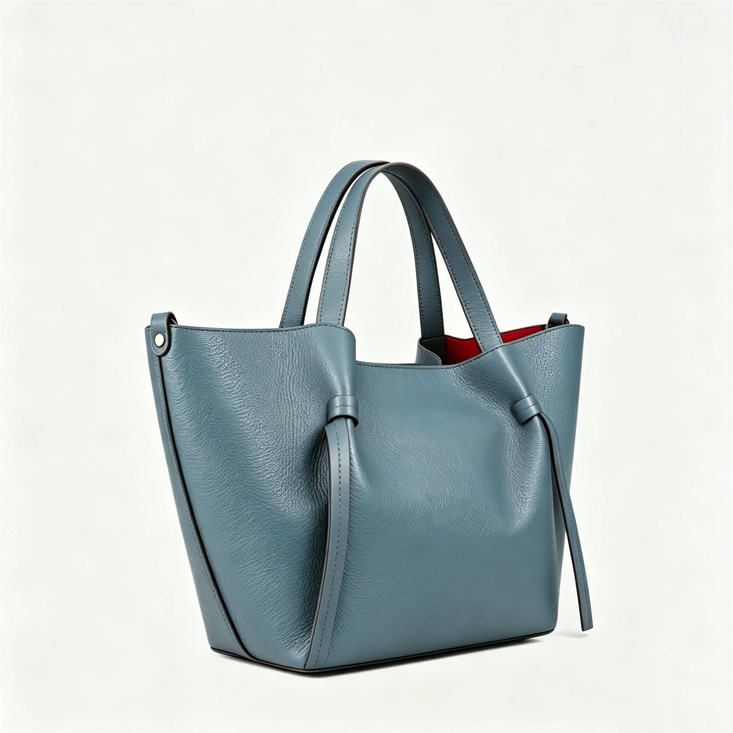 Sac à main et porté épaule en cuir grainé avec pochette intérieure
