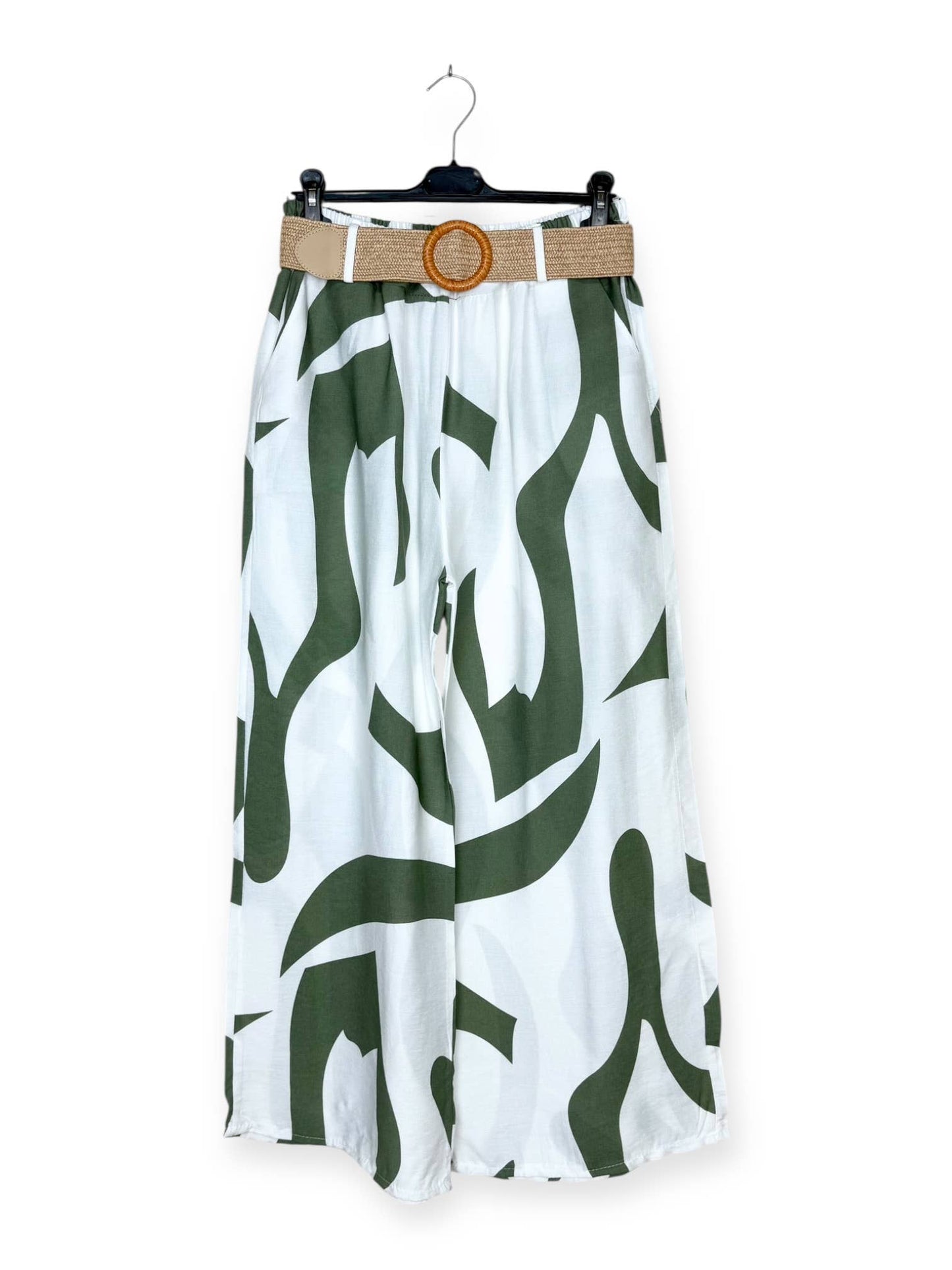 CX 2699 - Pantalon à motifs abstrait