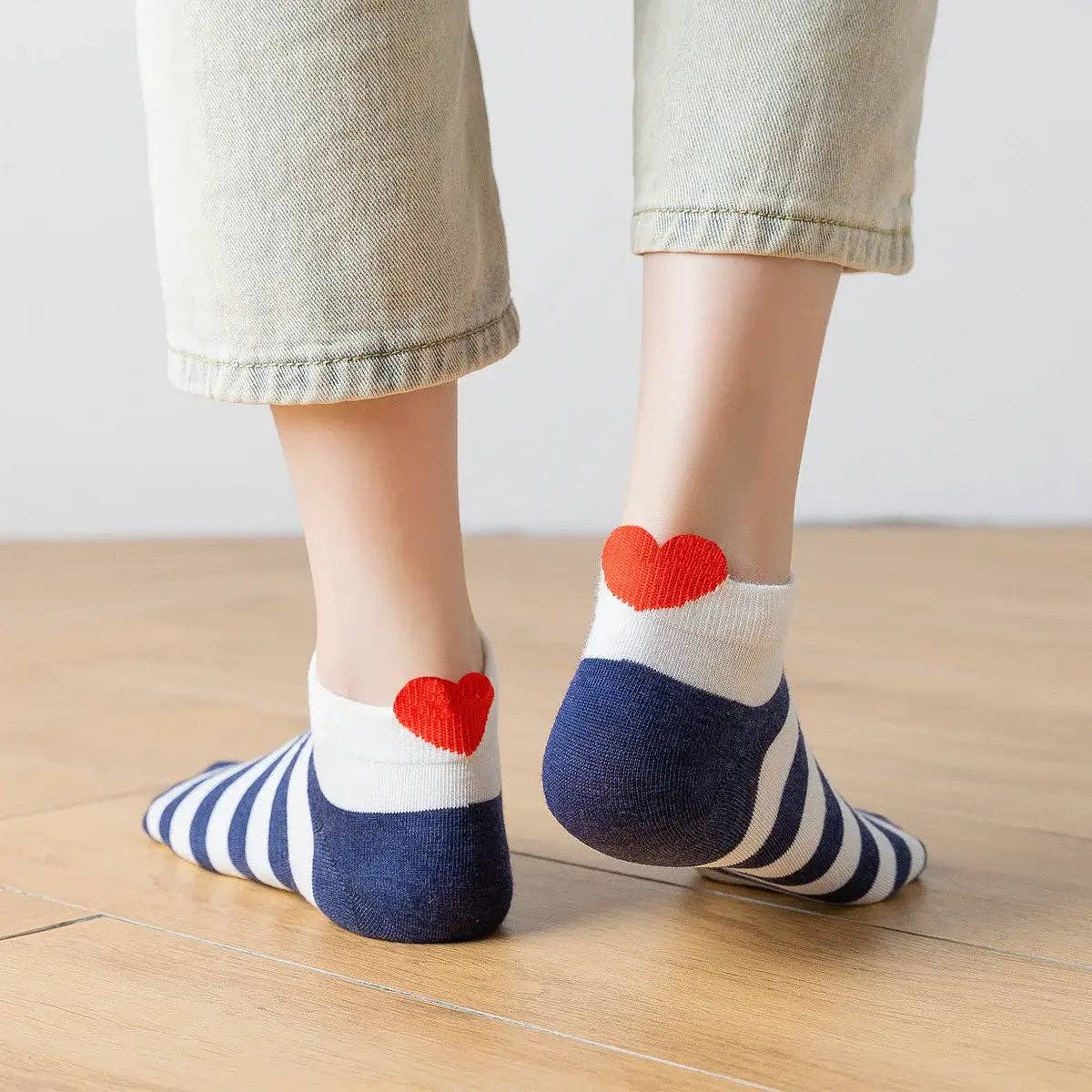 Lot de 5 Chaussettes Coup de Coeur Femme I 35-41