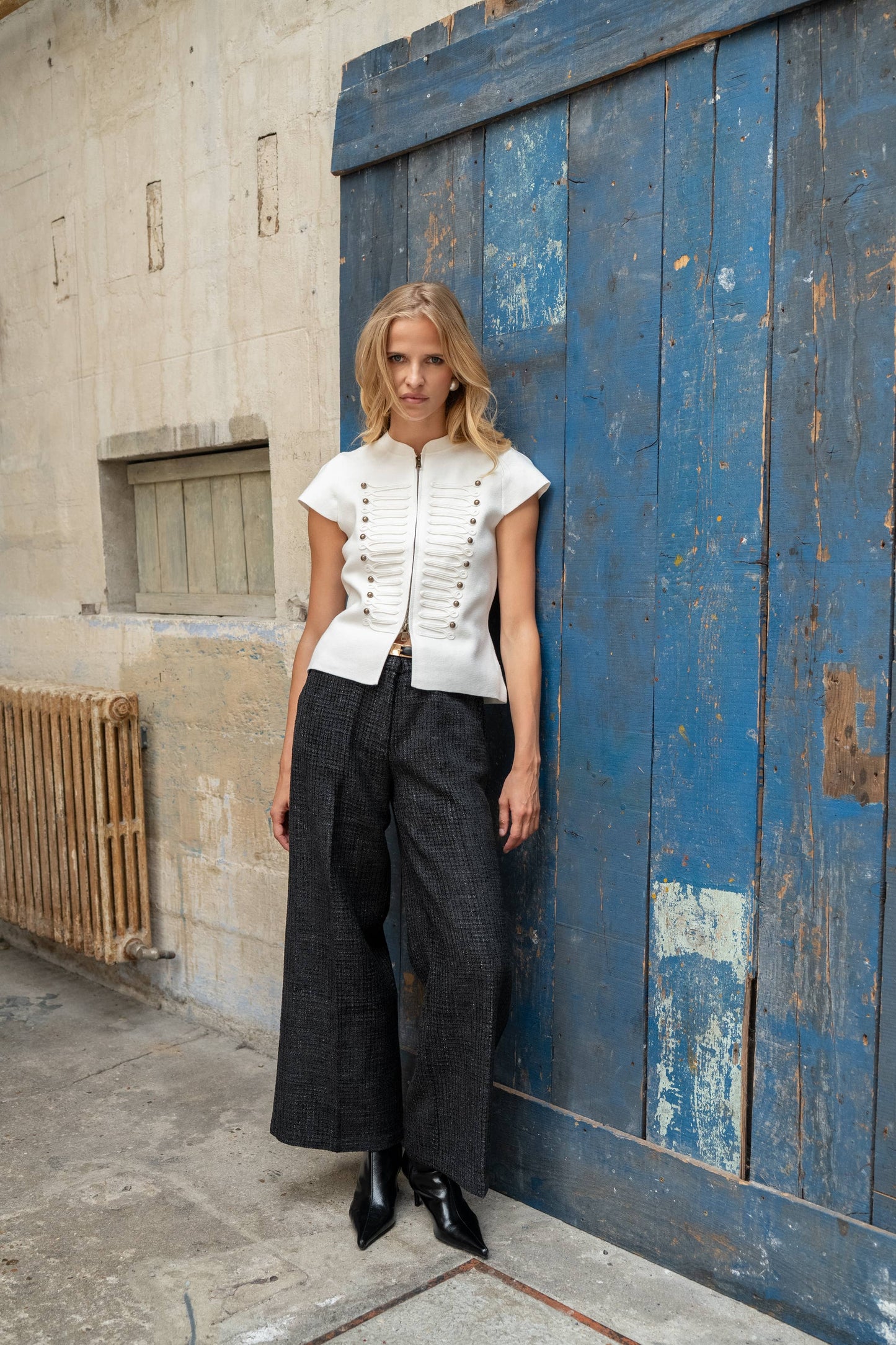Gilet officier en maille GL002