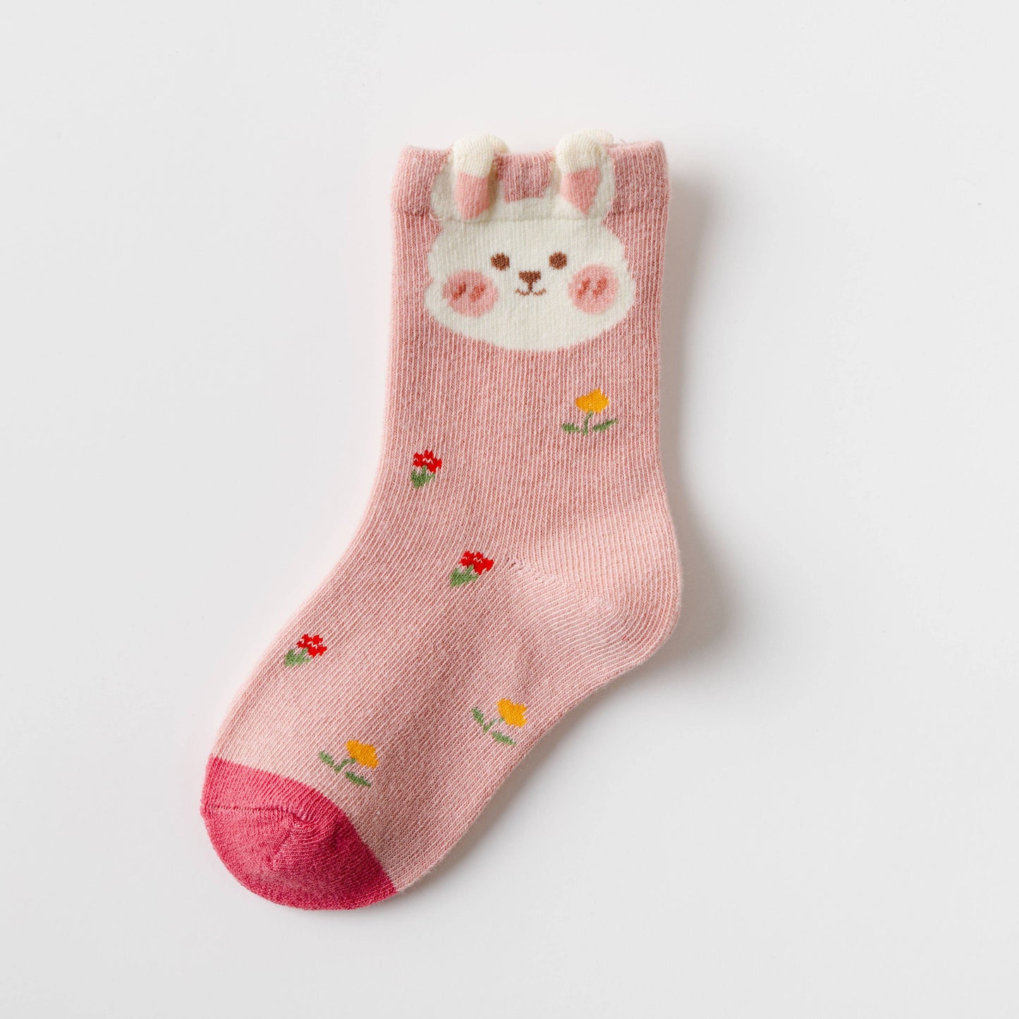 Lot de 5 Chaussettes Lapin Rose I Bébé et Enfant