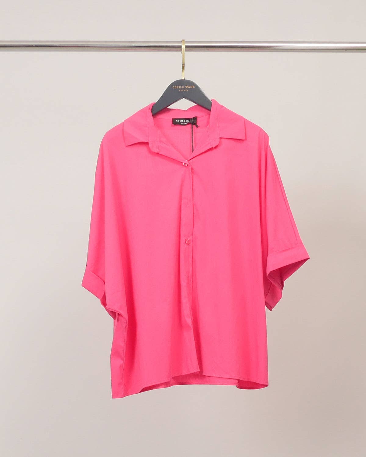 Chemise fluide à manches courtes TDM15324