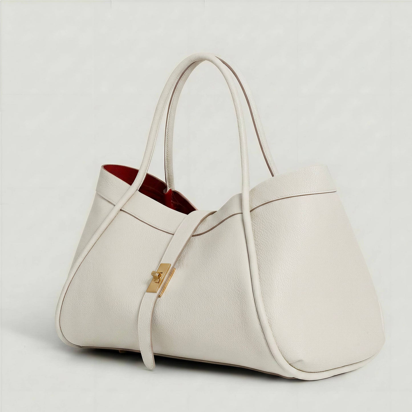 Sac en Cuir Véritable Fabriqué en Italie Élégant 45x25x20cm