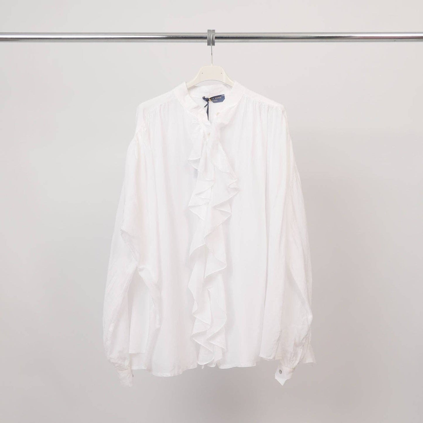 Chemise à volants col officier – DB14953: Khaki