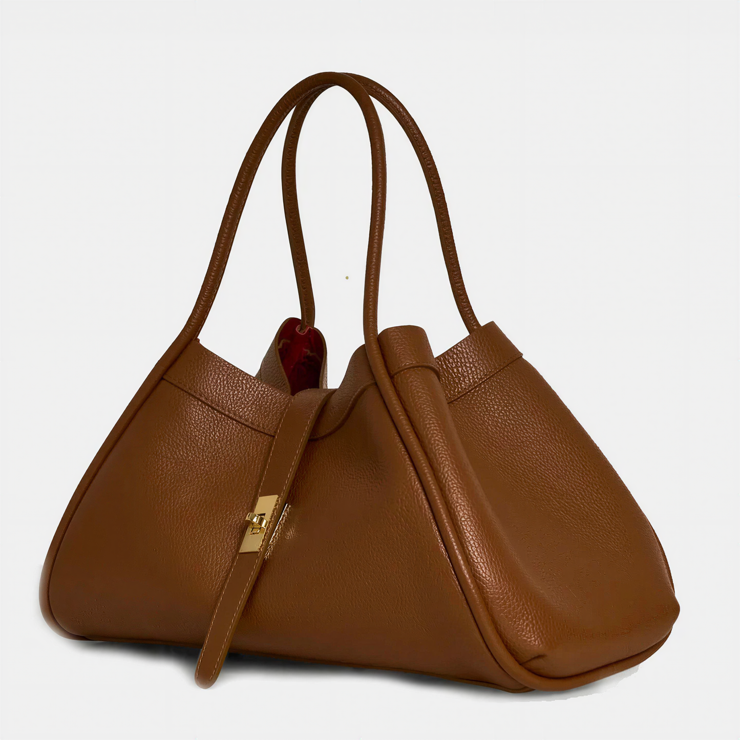 Sac en Cuir Véritable Fabriqué en Italie Élégant 45x25x20cm