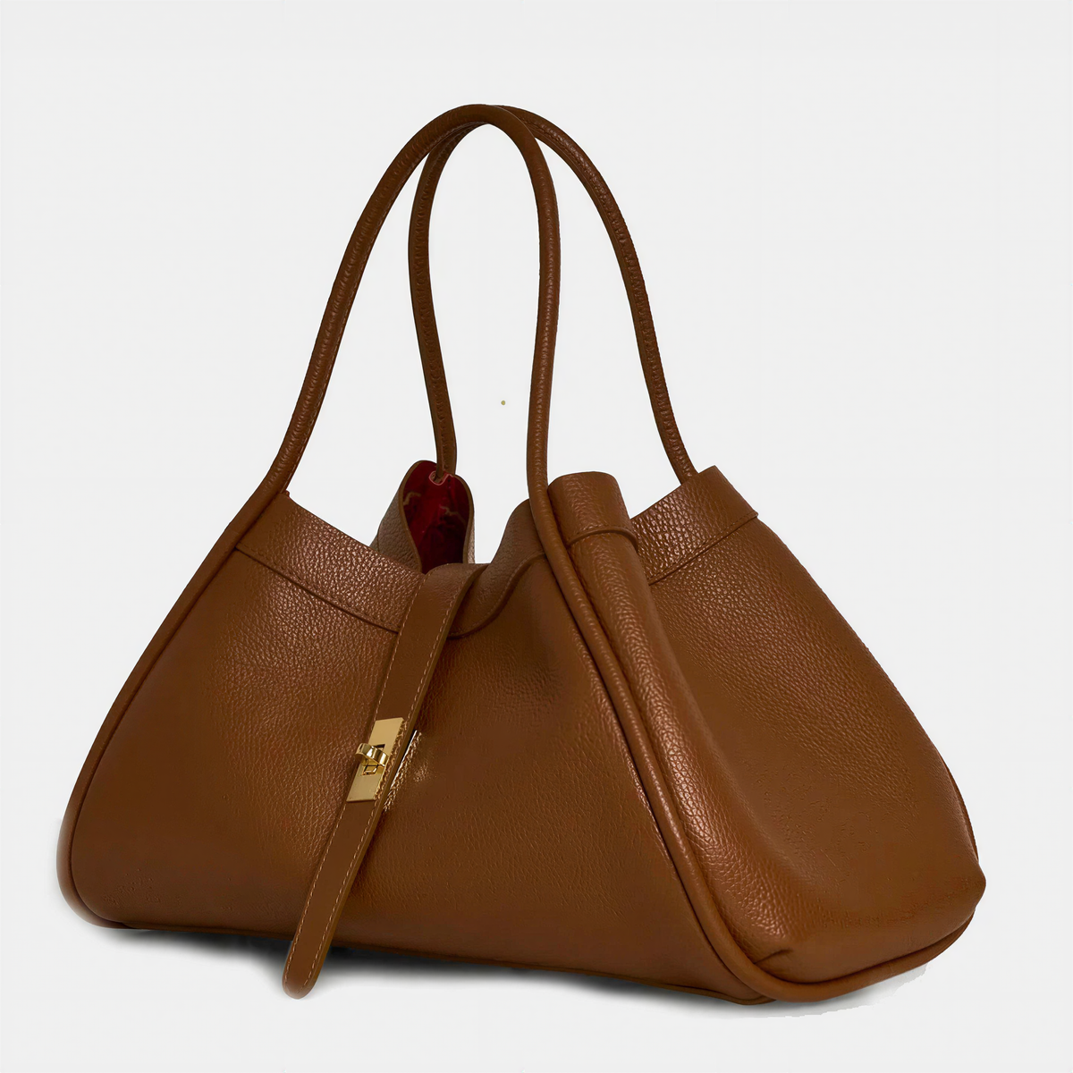 Sac en Cuir Véritable Fabriqué en Italie Élégant 45x25x20cm