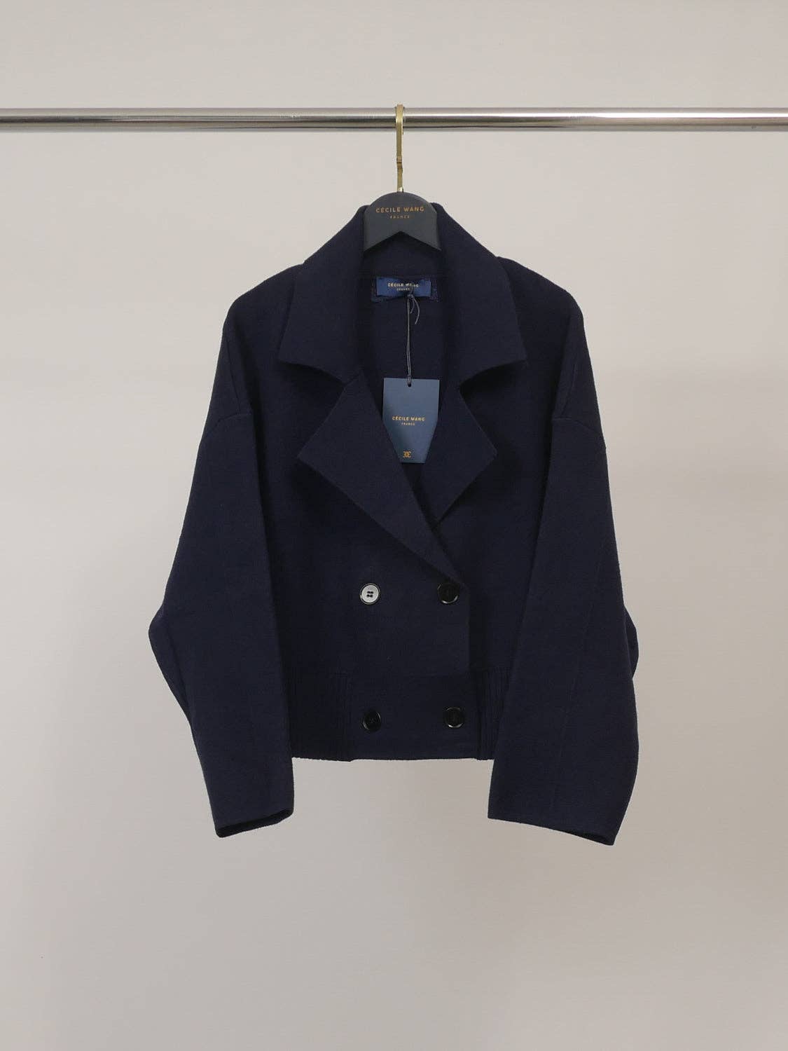 Veste en maille croisée HY30760